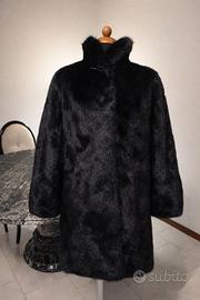 Cappotto pelliccia nera  44 condizioni eccellenti