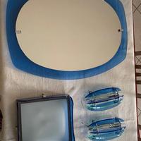 VECA Fontana Arte Specchio e Luci Space Age '60