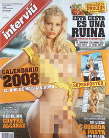 Rivista Simil PLAYBOY Interviù NATALIA BUSH