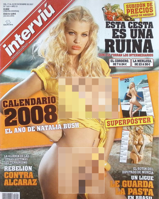 Rivista Simil PLAYBOY Interviù NATALIA BUSH