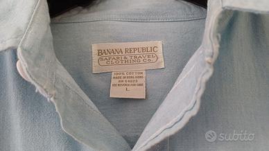 Camicia Jeans mai usata, taglia L, pesca a mosca