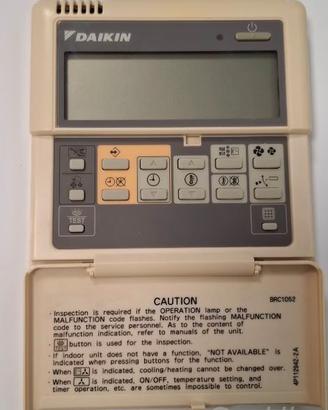 Telecomando Daikin da parete BRC1D52