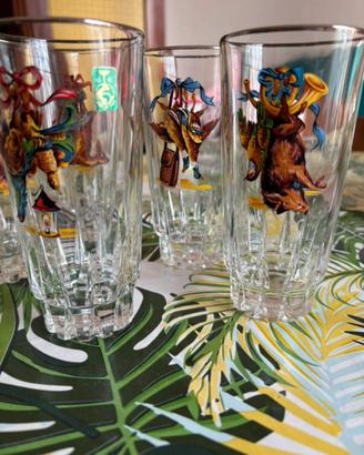 Set 6 Bicchieri Amaro Vintage Anni '60/70