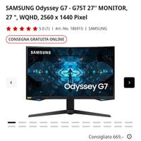 Samsung Odyssey G7  27”