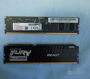 Kit ram DDR5 16gb (2x8)