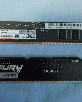 Kit ram DDR5 16gb (2x8)