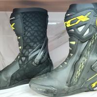 Stivali Moto Racing TCX RT-Race Nero Giallo Fluo T