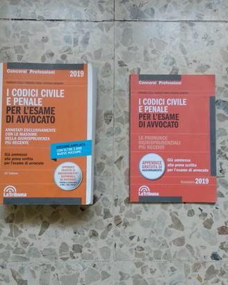 I codici civile e penale - Ed. 2019. La Tribuna