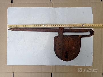 Antico Lucchetto Catenaccio Serratura senza Chiave