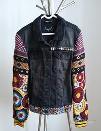 Giacca jeans Desigual con ricami - NUOVA taglia 40