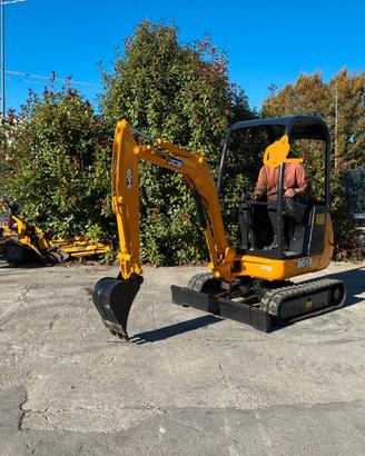 E272- Escavatore 18 q JCB 8018 allargabile