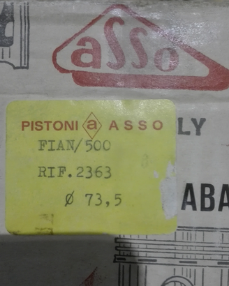 Pistoni Asso per modifiche motore Fiat