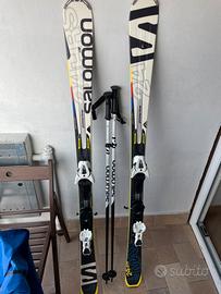 Sci Salomon 24 hrs 154 cm più racchette..