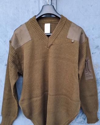 maglione verde militare misura L 