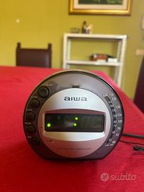 Radio Sveglia Vintage AIWA FR-A220 – Design Curvo