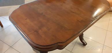 Tavolo antico in legno massello stile classico
