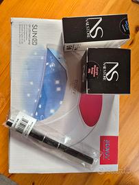 Lampada UV unghie con materiale per manicure