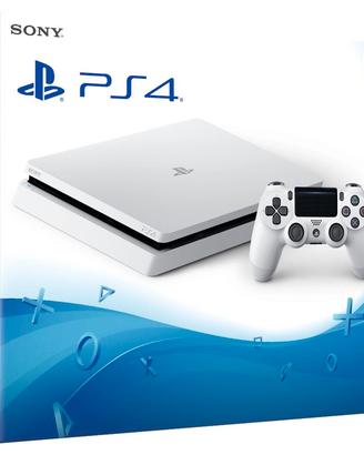 Ps4 Slim bianca completa + giochi 