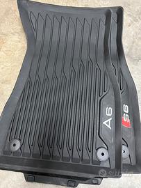 Tappetini singoli originali audi A6, S6 in gomma