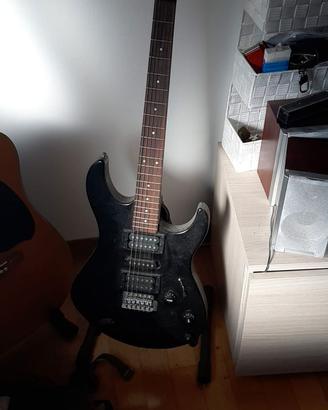 Yamaha chitarra elettrica nera – come nuova, pront