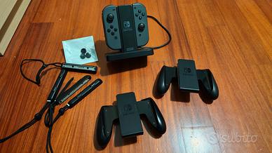 Doppia coppia di Joycon Switch + base di ricarica