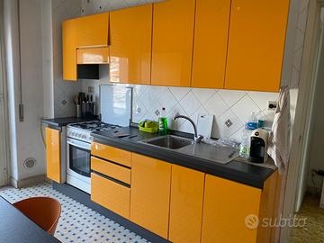 cucina arancione snaidero