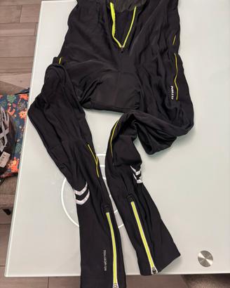 Pantalone salopette invernale bicicletta