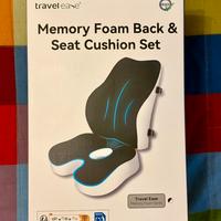 Set cuscini ergonomici ufficio/auto NUOVO