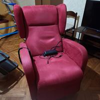 poltrona motorizzata come nuova