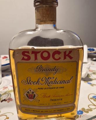 bottiglia stock medicinal  originale anni 50 