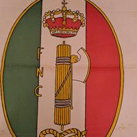Raro manifesto  Fasci Nazionali Corporativi 1930
