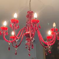 Preziosissimi lampadario in vetro di Murano