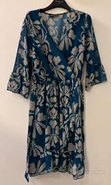 Vestito scollo a V incrociato Tg Unica