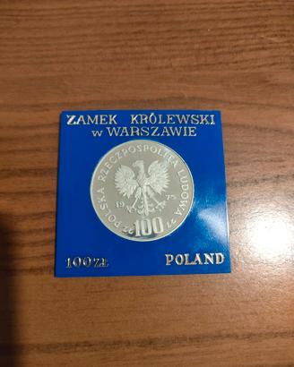Polonia 100 Zlotych 1975 proof - no oncia