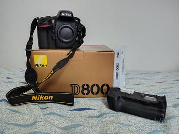 Nikon D800 + Battery Pack originale