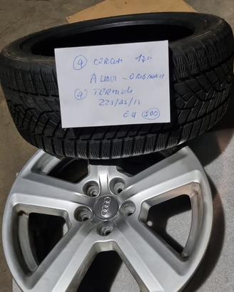 Cerchi lega 17 pneumatici invernali Audi
