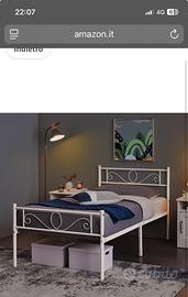 2 letto singolo ferro battuto nuovi