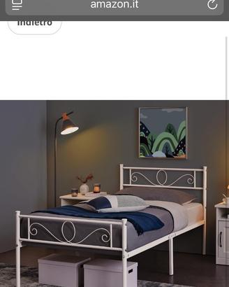 2 letto singolo ferro battuto nuovi