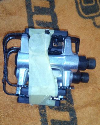 Pedali alluminio acciaio bicicletta