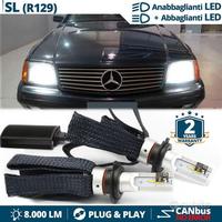 Kit LED H4 per Fari MERCEDES CLASSE SL R129 6500K