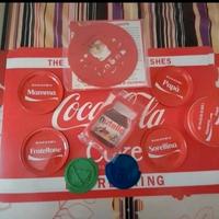 Set di 4 tovagliette più sottobicchieri Coca-Cola