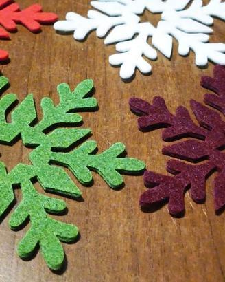 6 sottobicchieri in feltro o gomma crepla