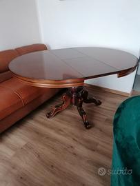 tavolo rotondo allungabile legno