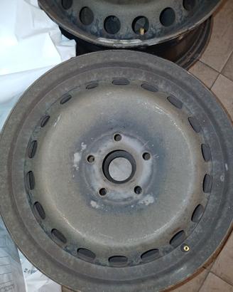 4 cerchi in ferro 16" renault megane