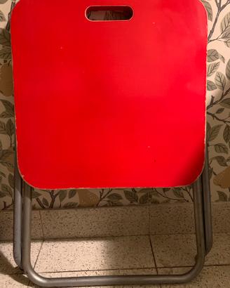 IKEA Sgabello Roy Pall 41x38 h.46 cm Rosso 1999