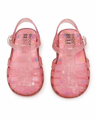 Sandali bambina rosa glitter Snoopy Belle – n. 22