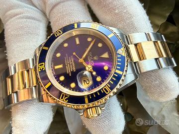 Rolex Submariner acc/oro 16613 Purple 💜 Service 🇮🇹