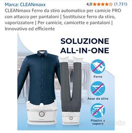 FERRO DA STIRO AUTOMATICO PER CAMICIE E PANTALONI 