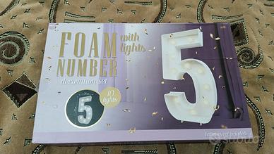 Numero 5 per Compleanno 