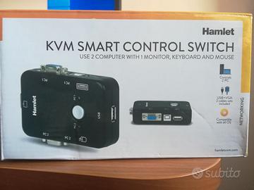 KVM vga (collega 2 pc su 1 schermo) NUOVO